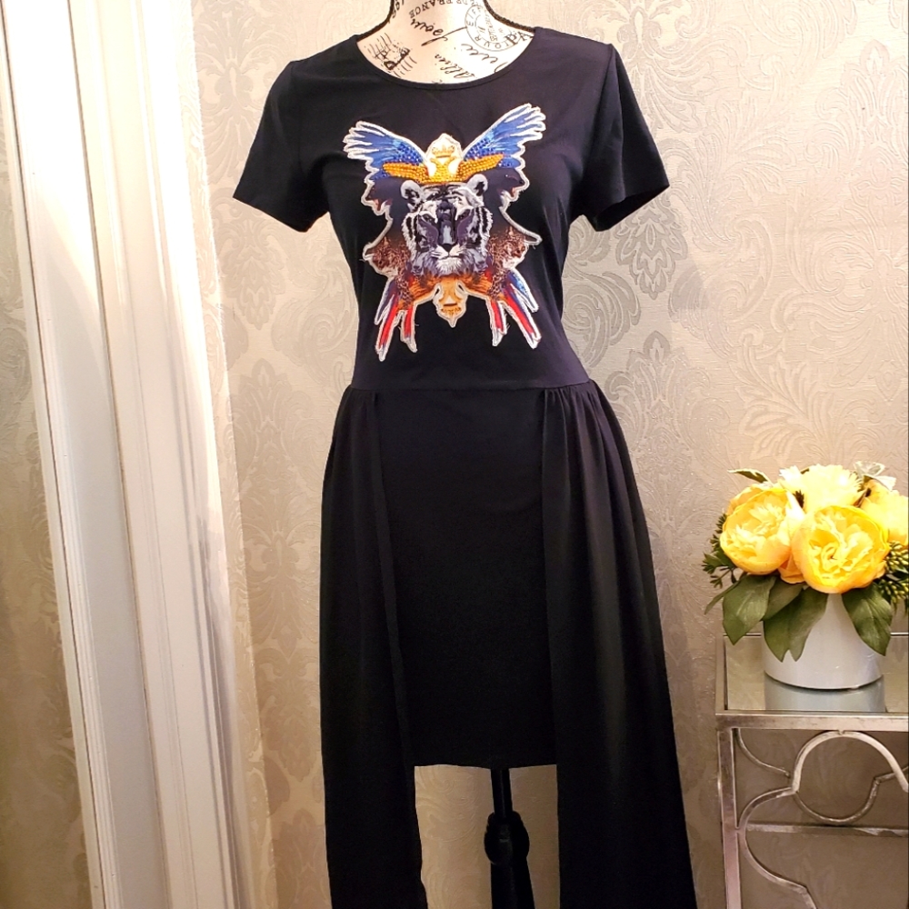 La Chapelle Sport Tiger T-Shirt Dress